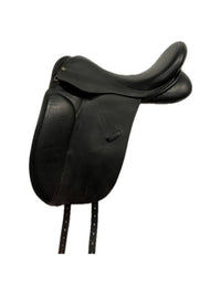 Spalding Dressyrsadel 17,5"3,5 Svart