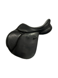 Morris and Nolan ADJ Hoppsadel 17" W Svart