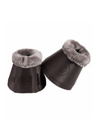 Bell Boots Softslate Faux Fur Platinum Teak Brown