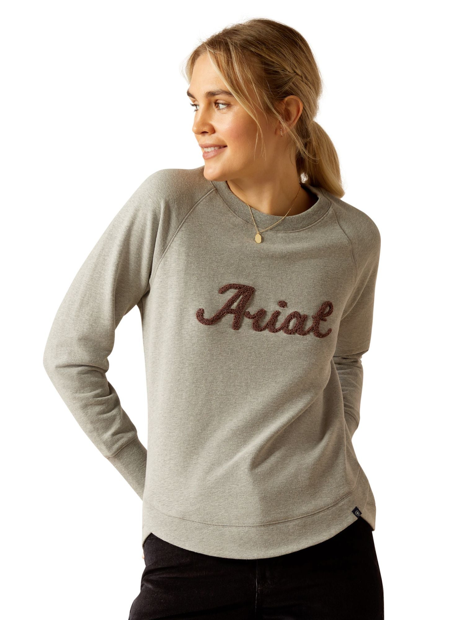 Benicia Womens Sweatshirt Heather Grey