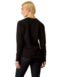 Sweatshirt Womens Benicia Team Svart