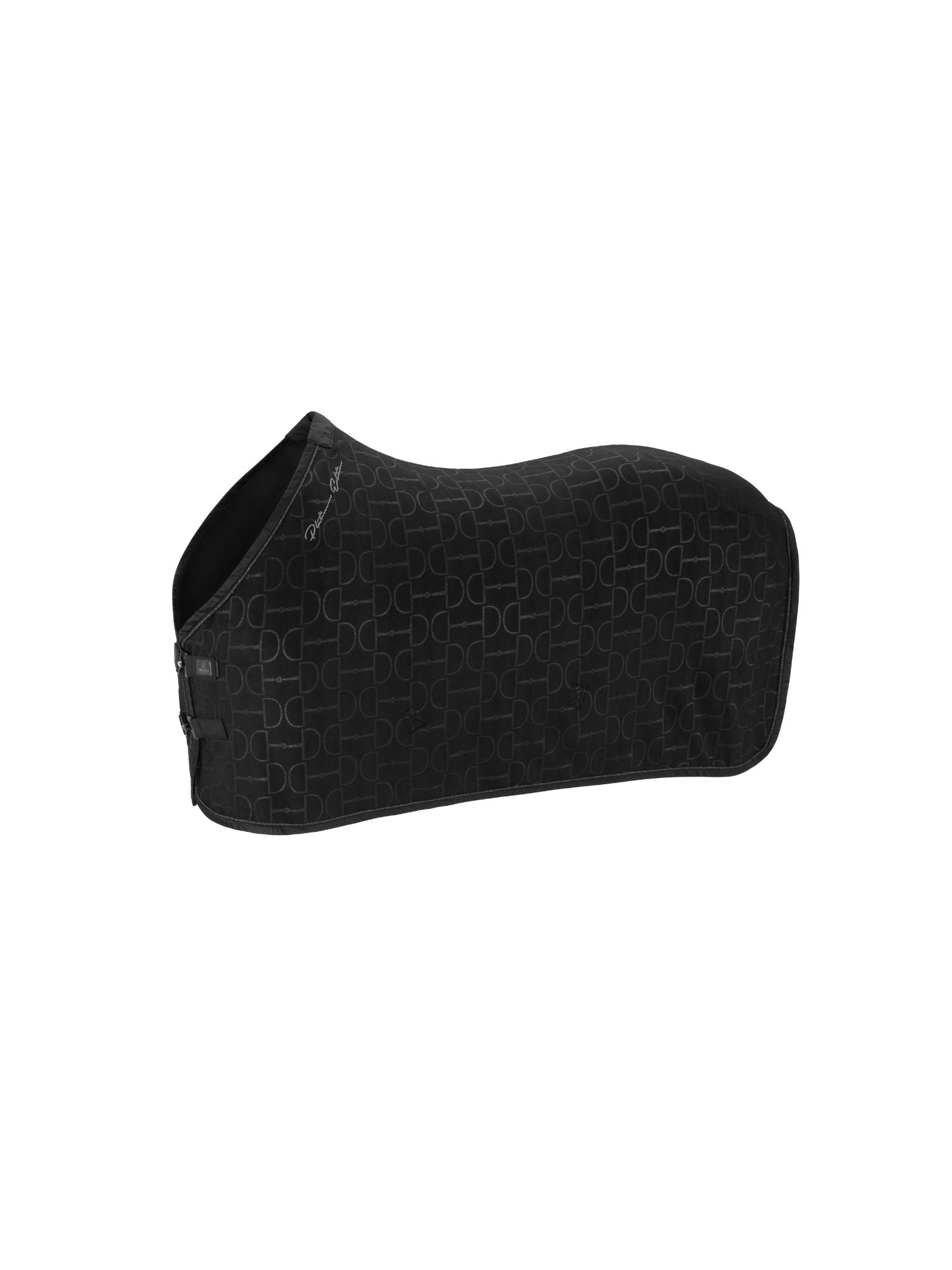 Fleecetäcke Stamp Bit Platinum Black