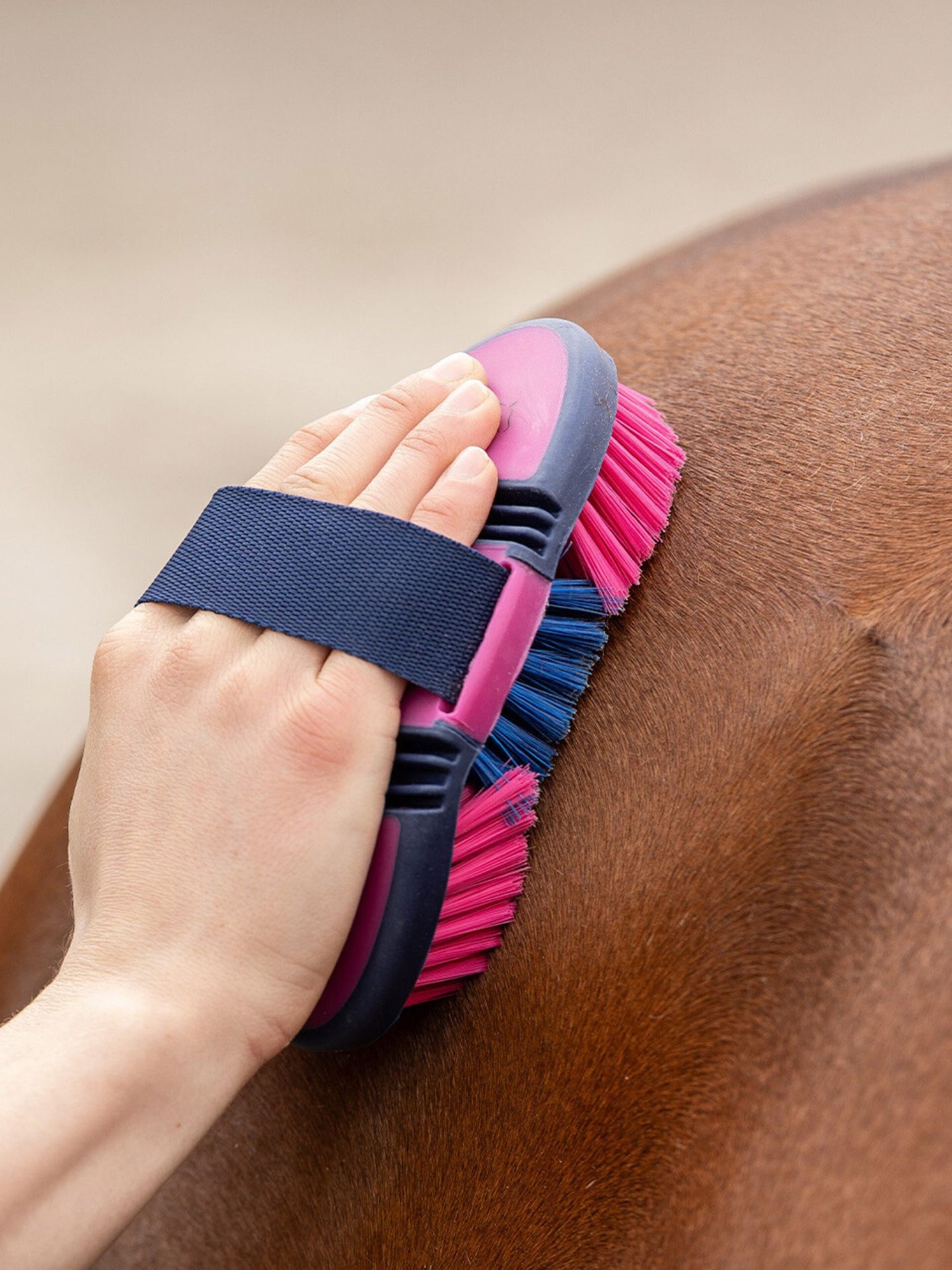 Ryktborste Flexible Fuchsia/Navy