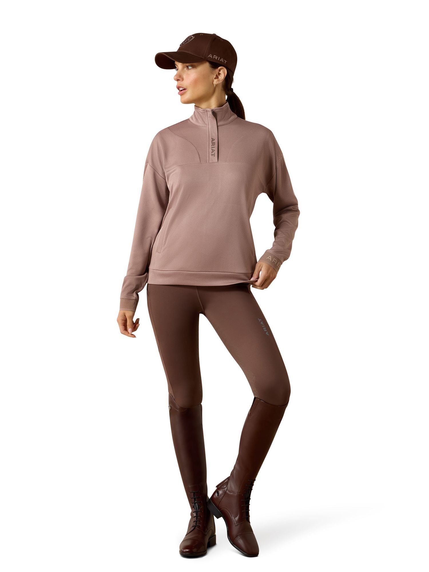 Breathe 1/2 Zip Sweatshirt Antler