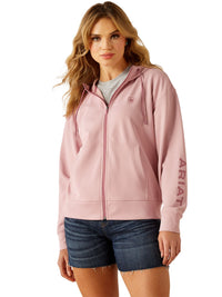 Breeze Full Zip Womens Hood Dry Rose