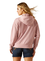 Breeze Full Zip Womens Hood Dry Rose