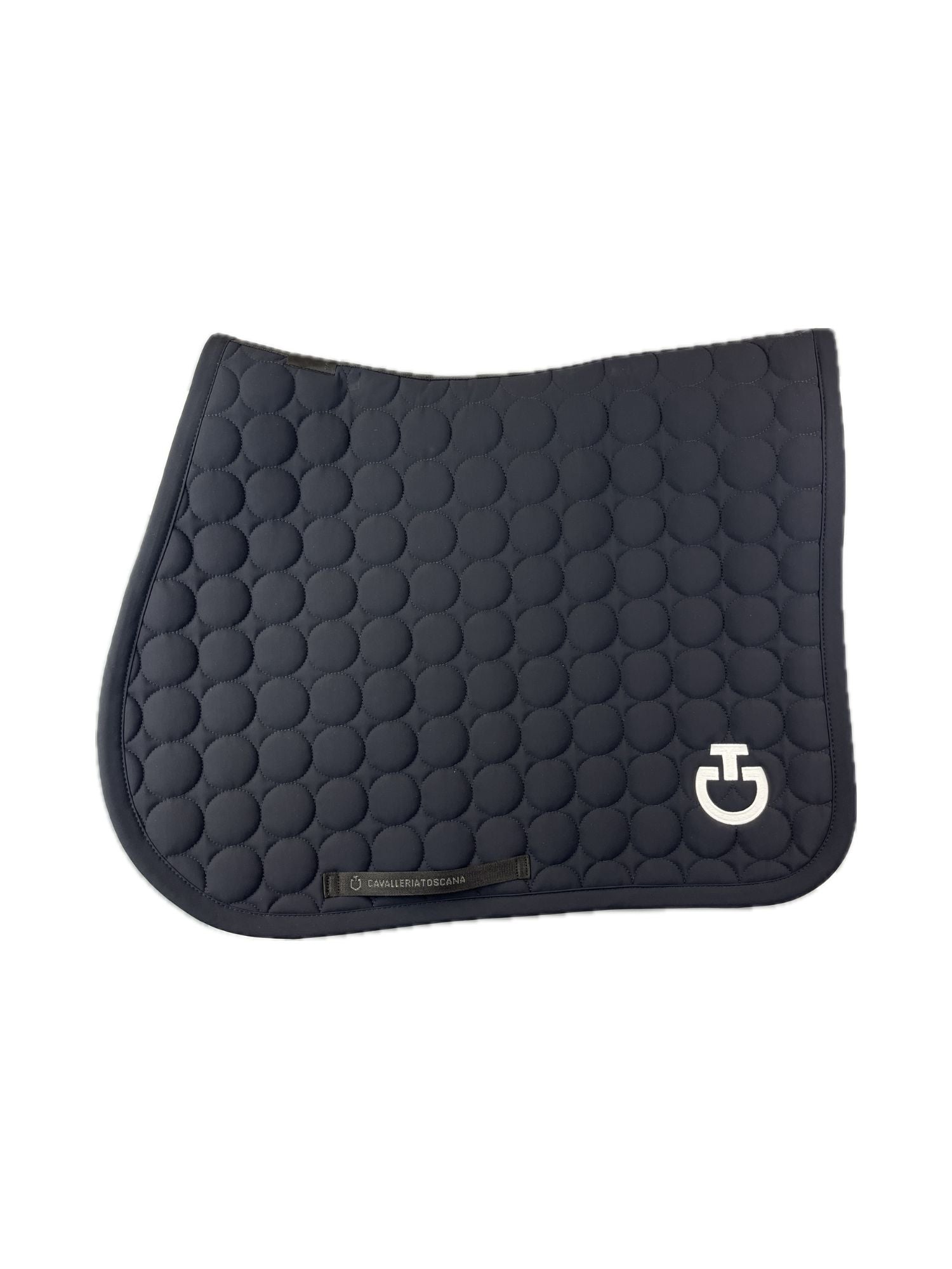 Circle Quilted Saddle Pad Navy