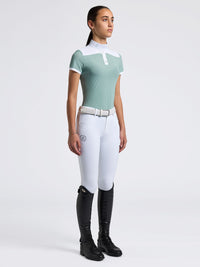 CT Young Perforated Jersey Inserts Competition Shirt Light Teal Green