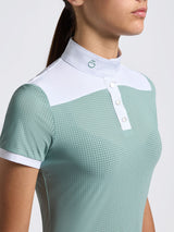 CT Young Perforated Jersey Inserts Competition Shirt Light Teal Green