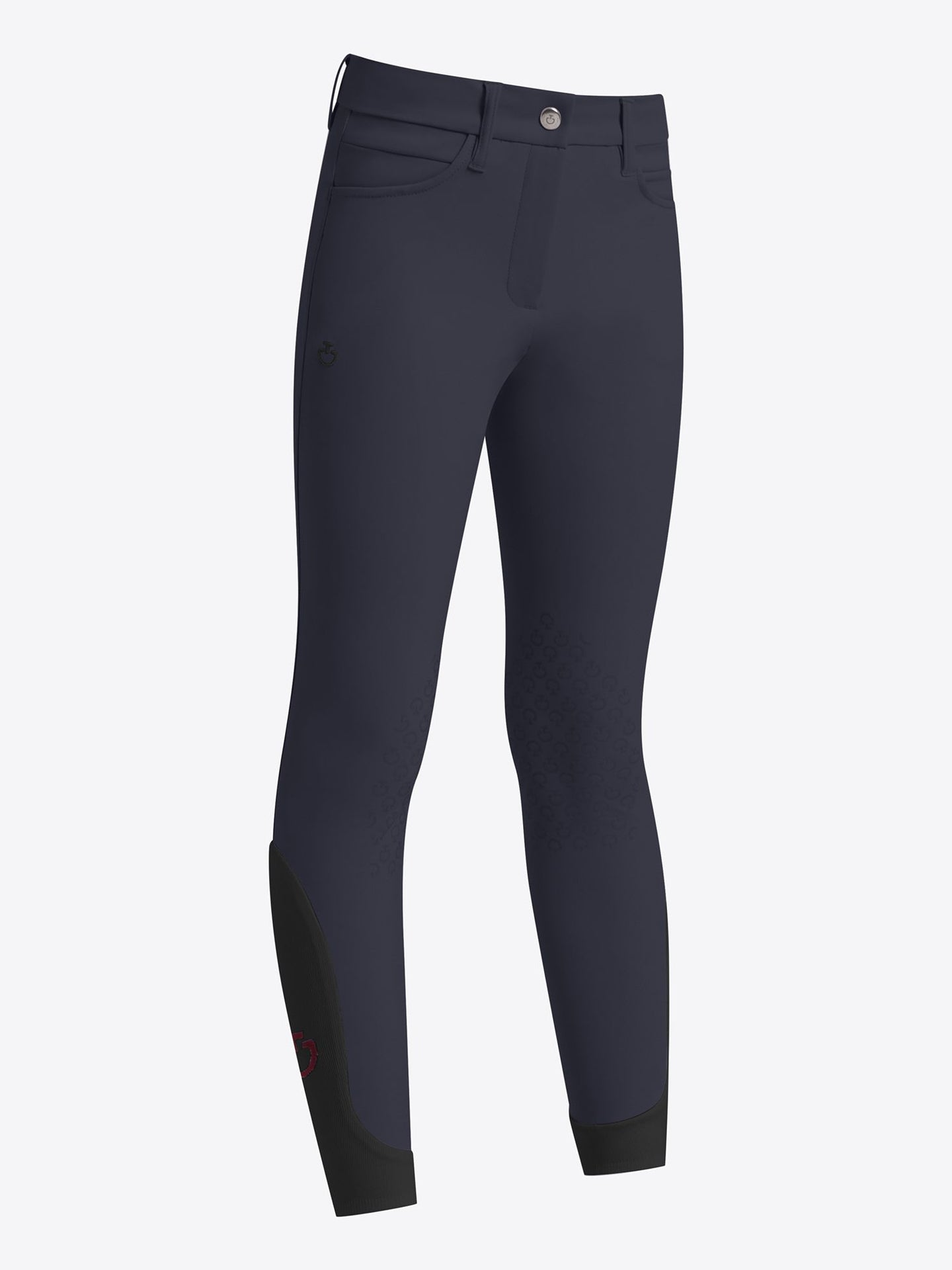 Girls Color Grip Breeches Charcoal