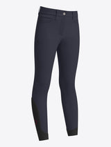 Girls Color Grip Breeches Charcoal
