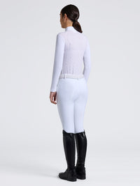 Tävlingstop Junior Jaquard Jersey Vit