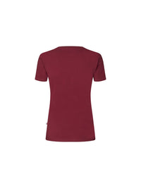 Classic Ladies Logo T-Shirt New KL Burgundy
