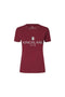 Classic Ladies Logo T-Shirt New KL Burgundy