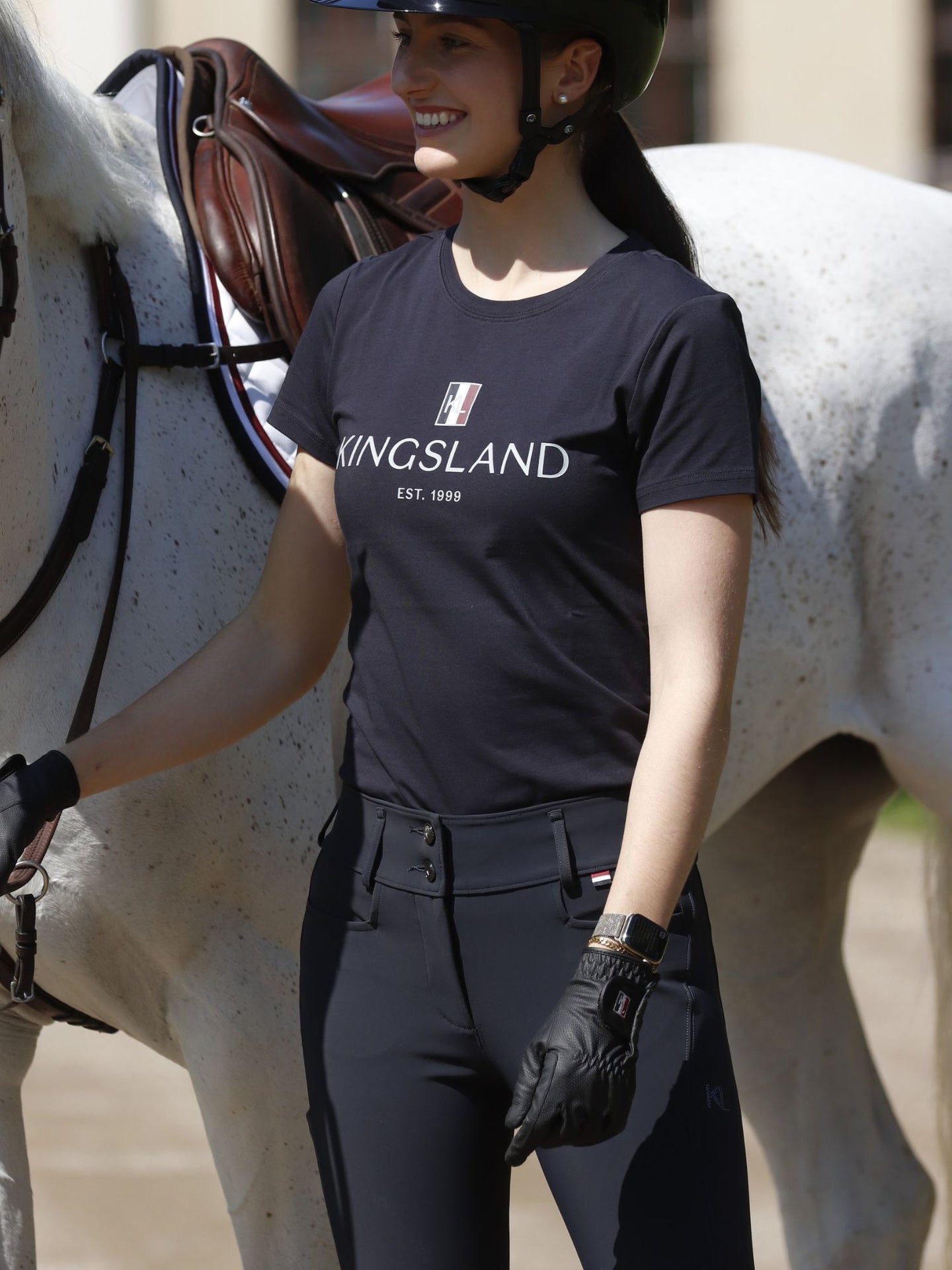 Classic Ladies Logo T-Shirt Navy
