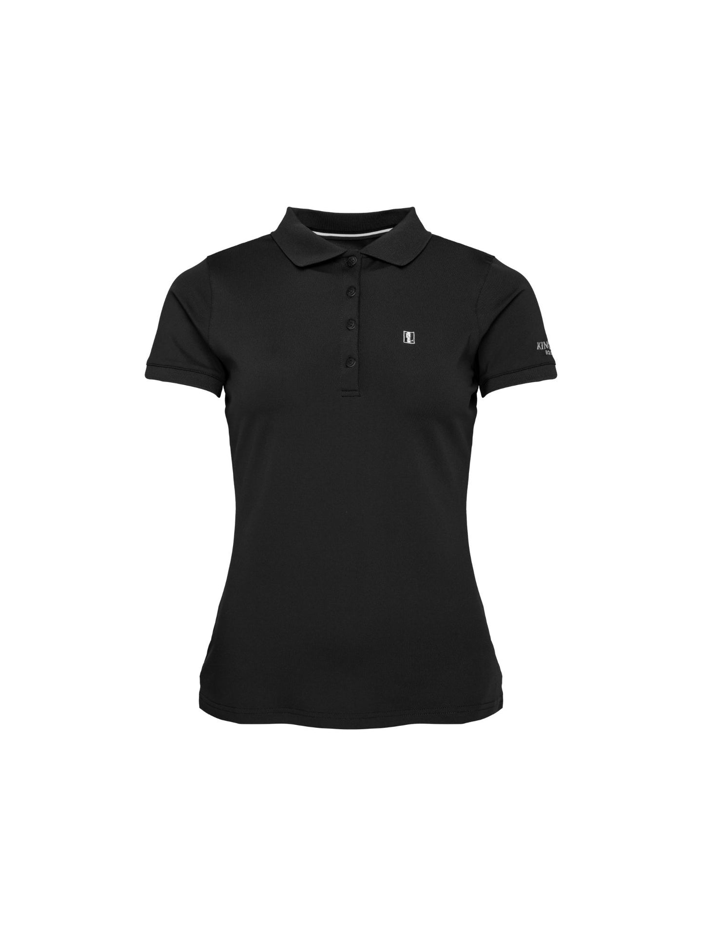 Classic Ladies Pique Shirt Svart