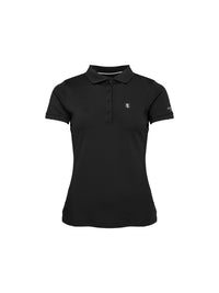 Classic Ladies Pique Shirt Svart