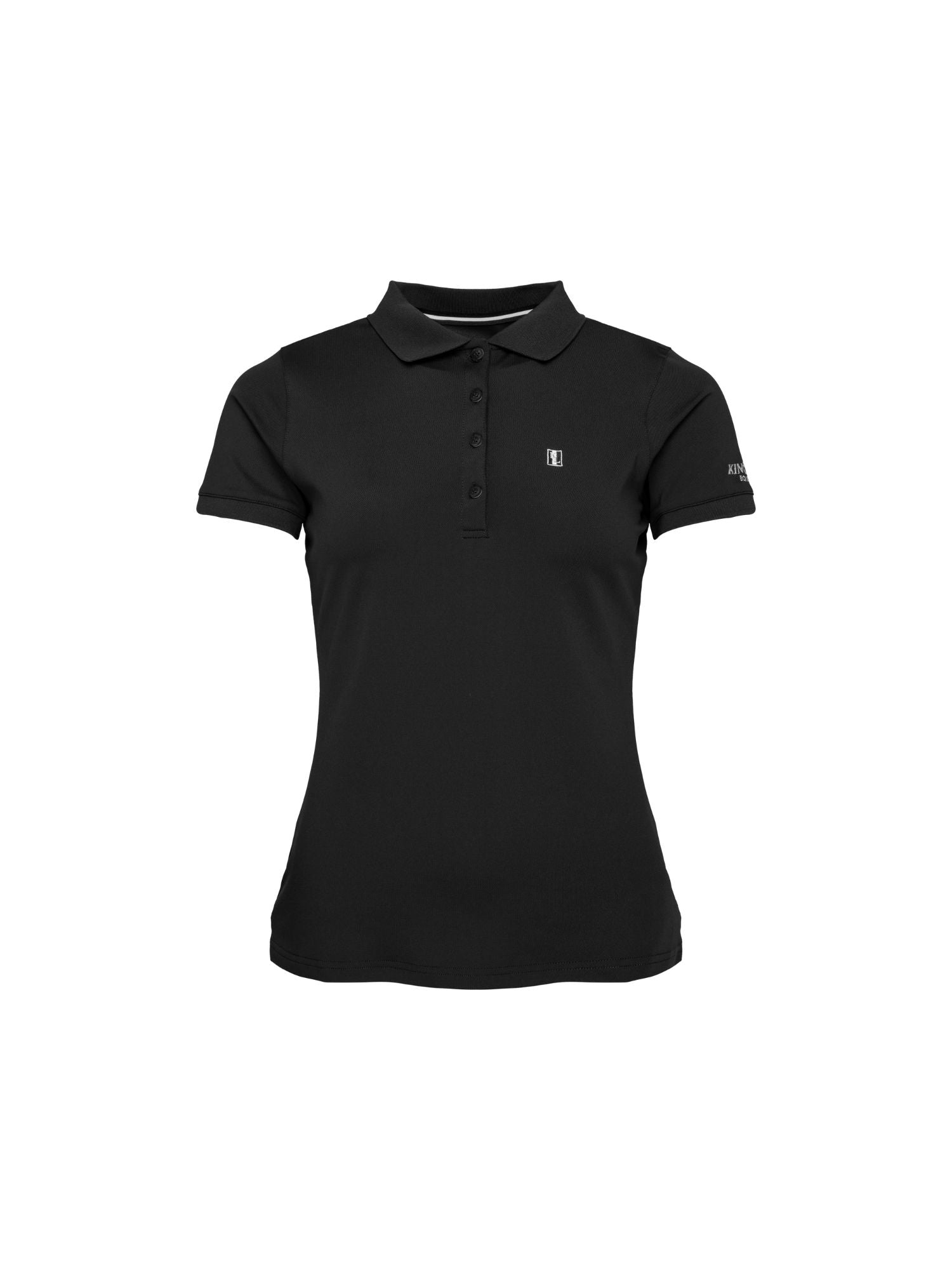 Classic Ladies Pique Shirt Svart