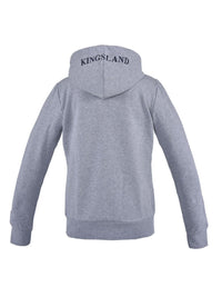 Unisex Hood Sweat Jacket Light Grey