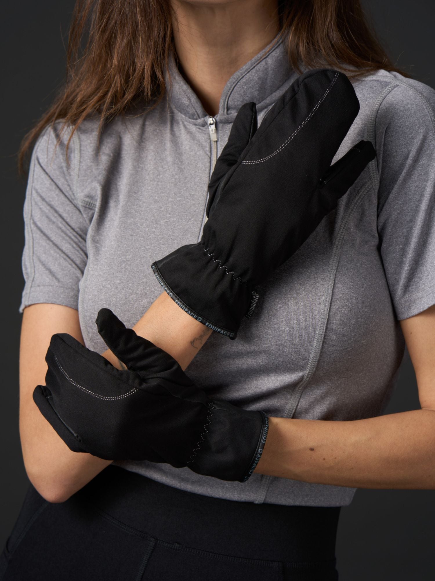 Colt Trefingervante Svart