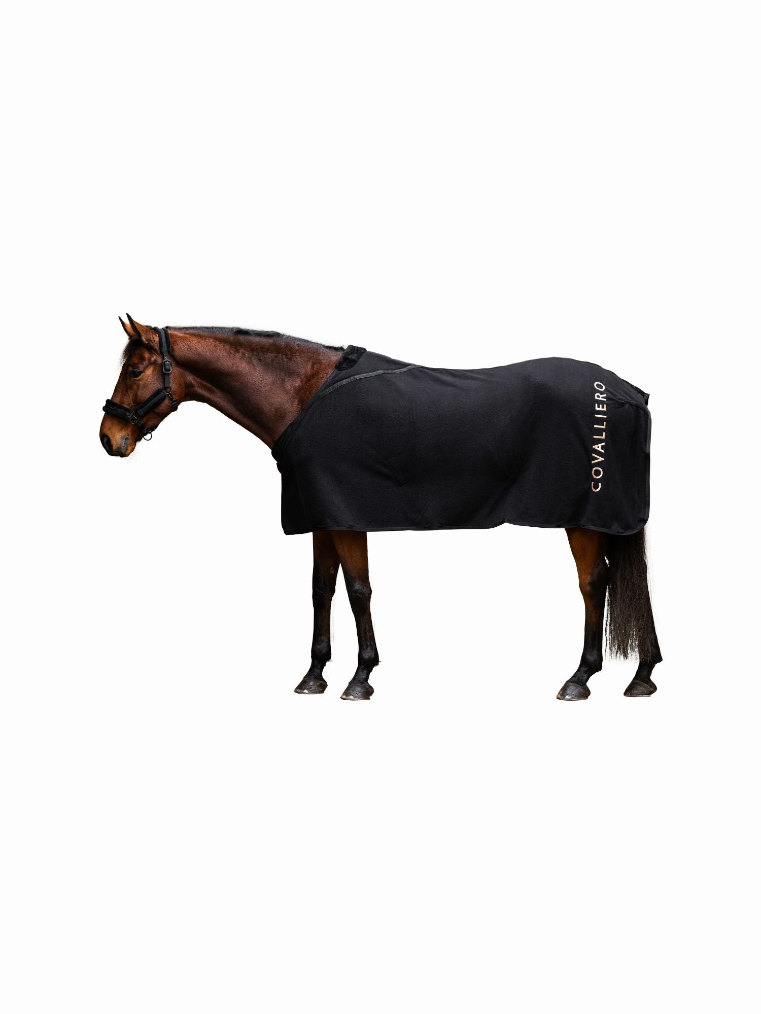 Fleecetäcke Svart