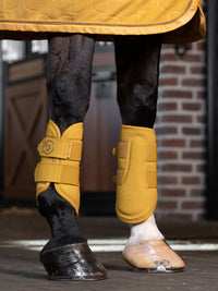 Damasker Faux Leather Platinum Golden Yellow