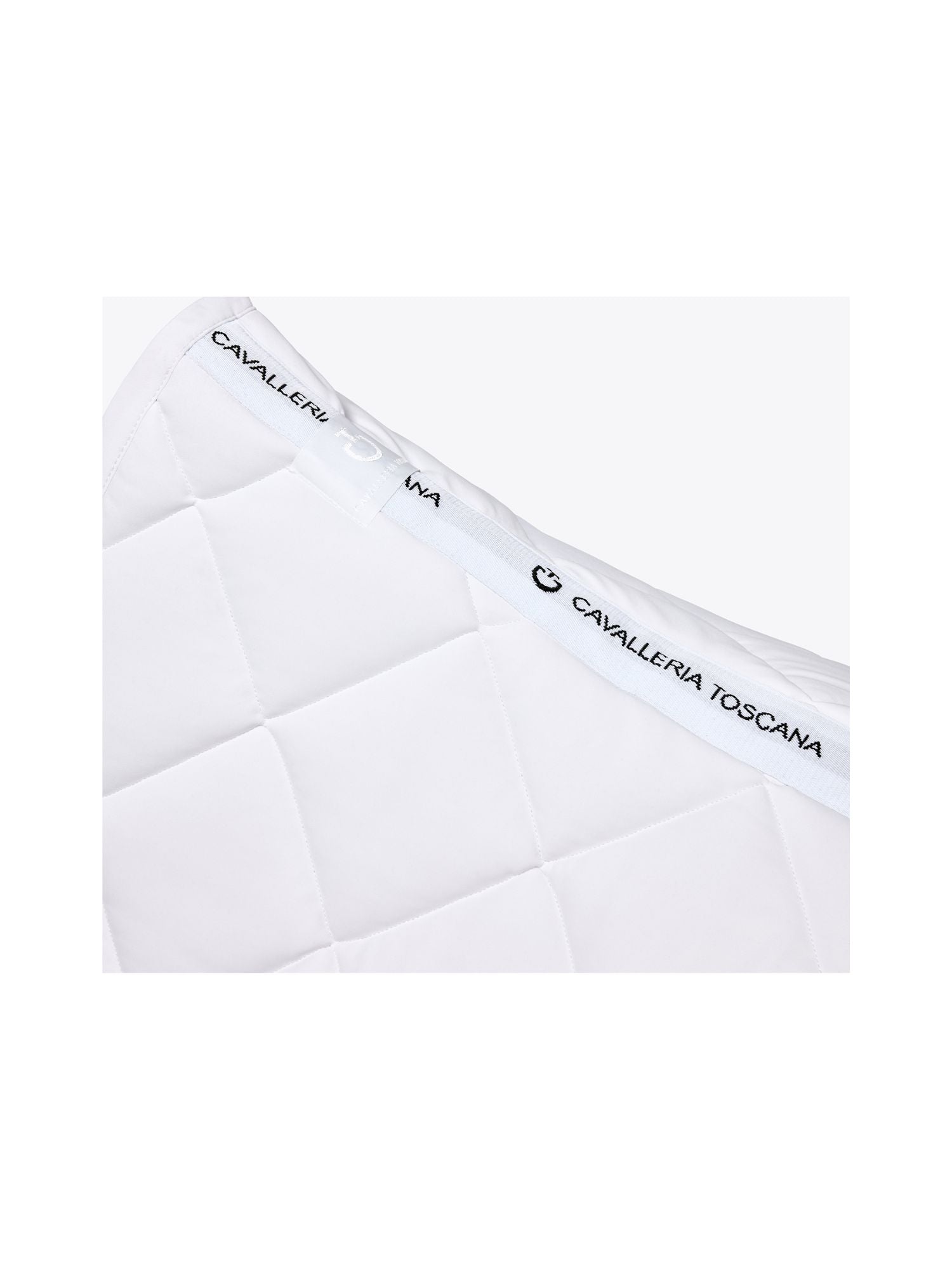 Diamond Quilted Jersey Dressage Saddle Pad CT Vit