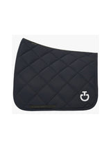 Diamond Quilted Jersey Dressage Saddle Pad CT Dark Blue