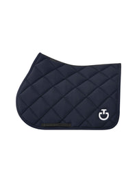 Diamond Quilted Jersey Jumping Saddle Pad CT Dark Blue