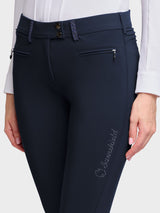 Ridbyxa Diane Crystal Fabric Full Grip Navy