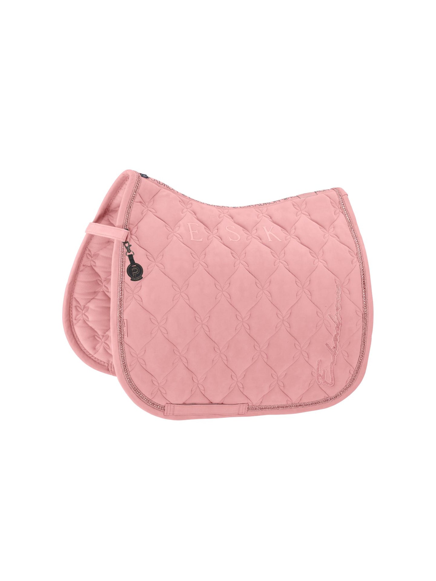 Dressyrschabrak Velours Crystal Platinum Soft Rouge