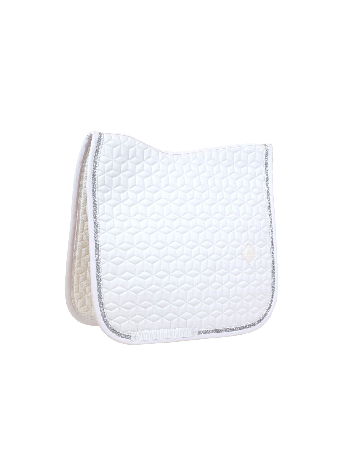 Dressyrschabrak Glitter Rope Vit
