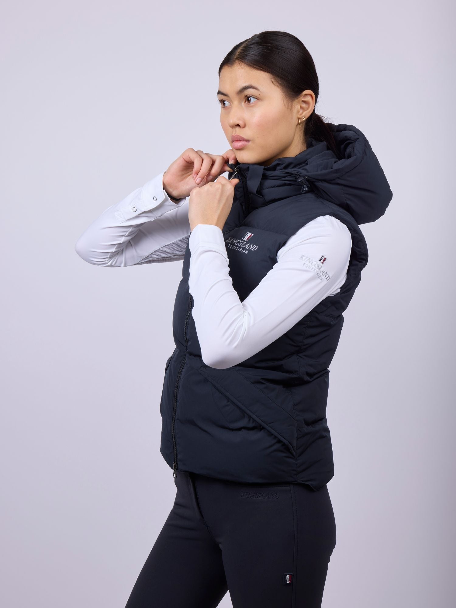 Down Vest Unisex Navy