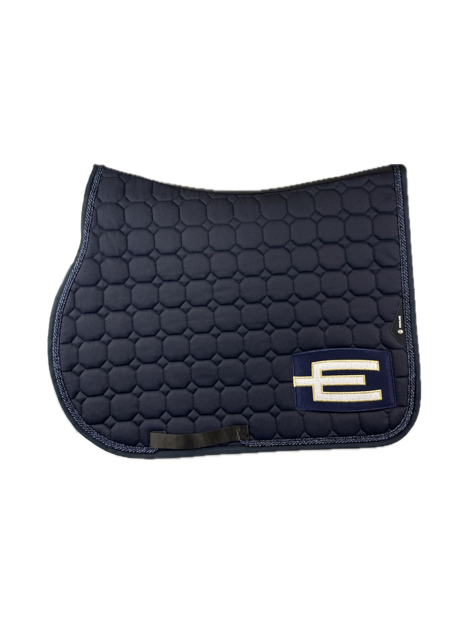 Equiline Schabrak Med E-Logga Blue/Blue Glitter Gold