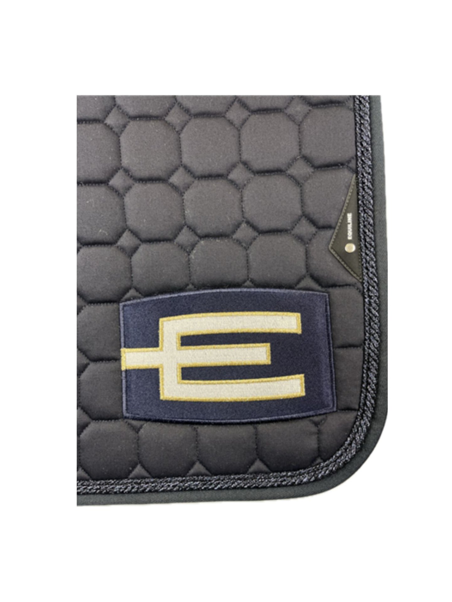 Equiline Schabrak Med E-Logga Blue/Blue Glitter Gold