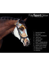 Träns Glitter FaySport Svart
