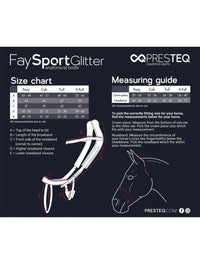 Träns Glitter FaySport Svart
