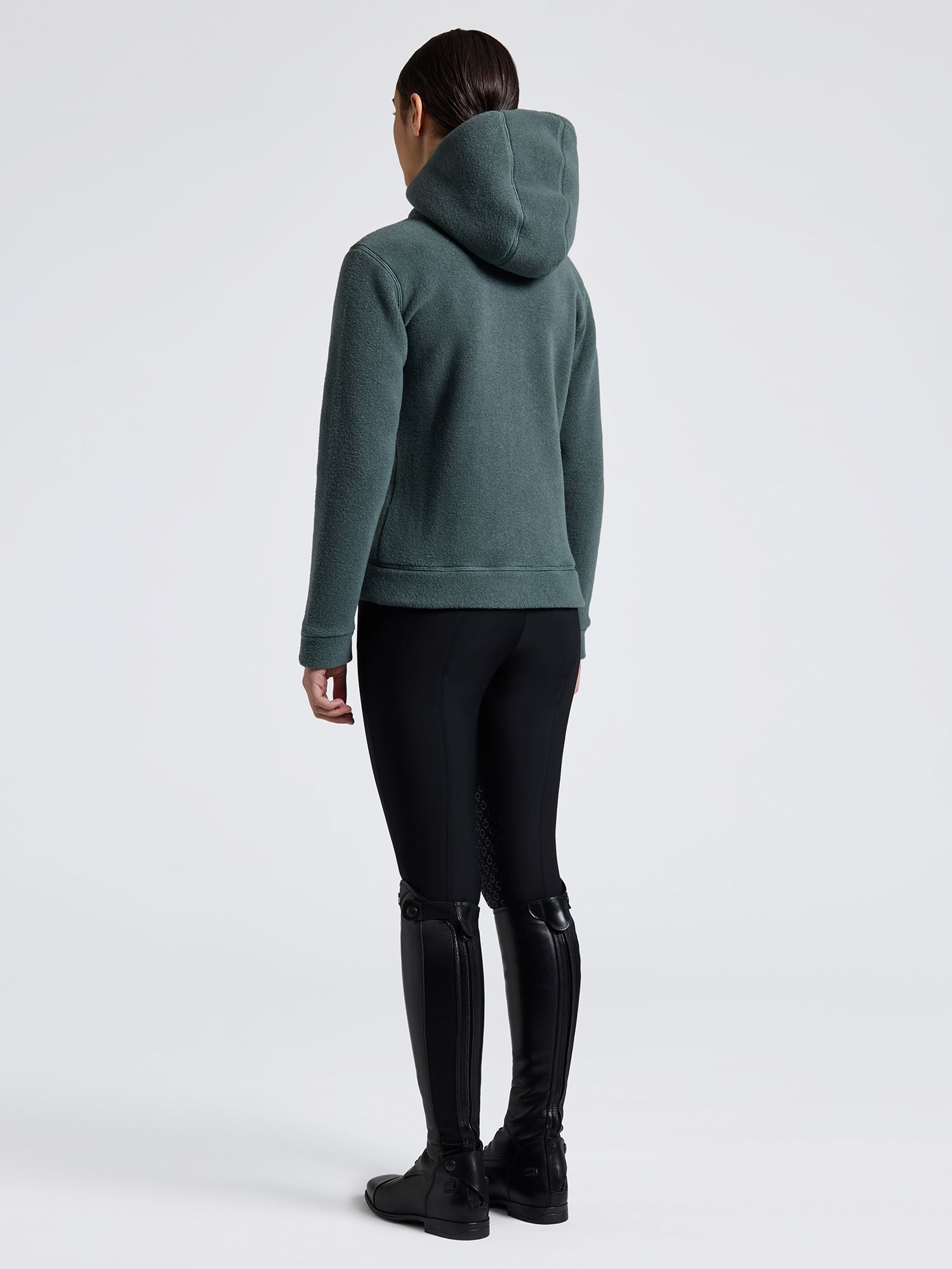 Fleece Orbit Embrodidery Unisex Young Rider CT Jungle Green