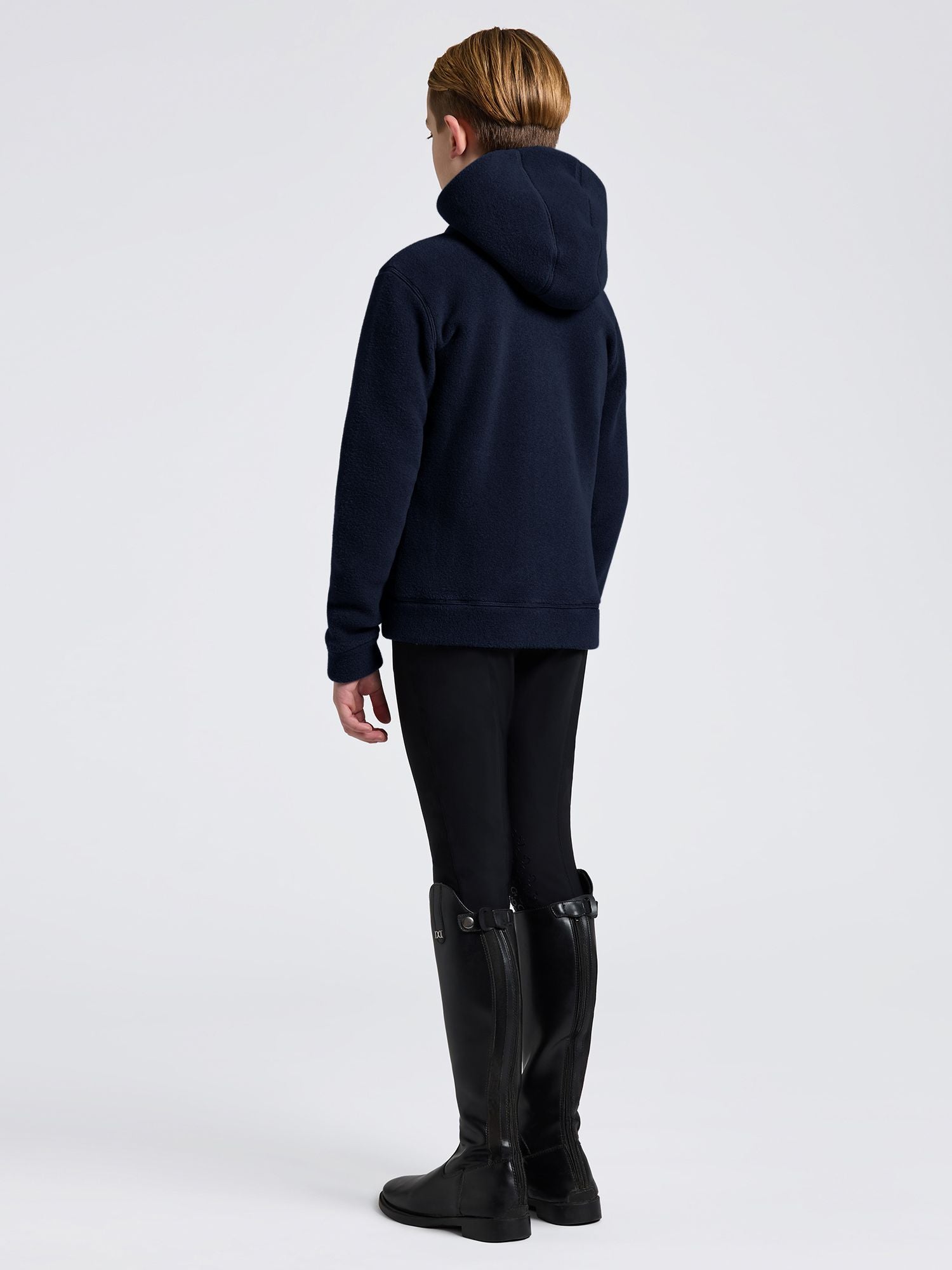 Fleece Orbit Embrodidery Unisex Young Rider CT Navy