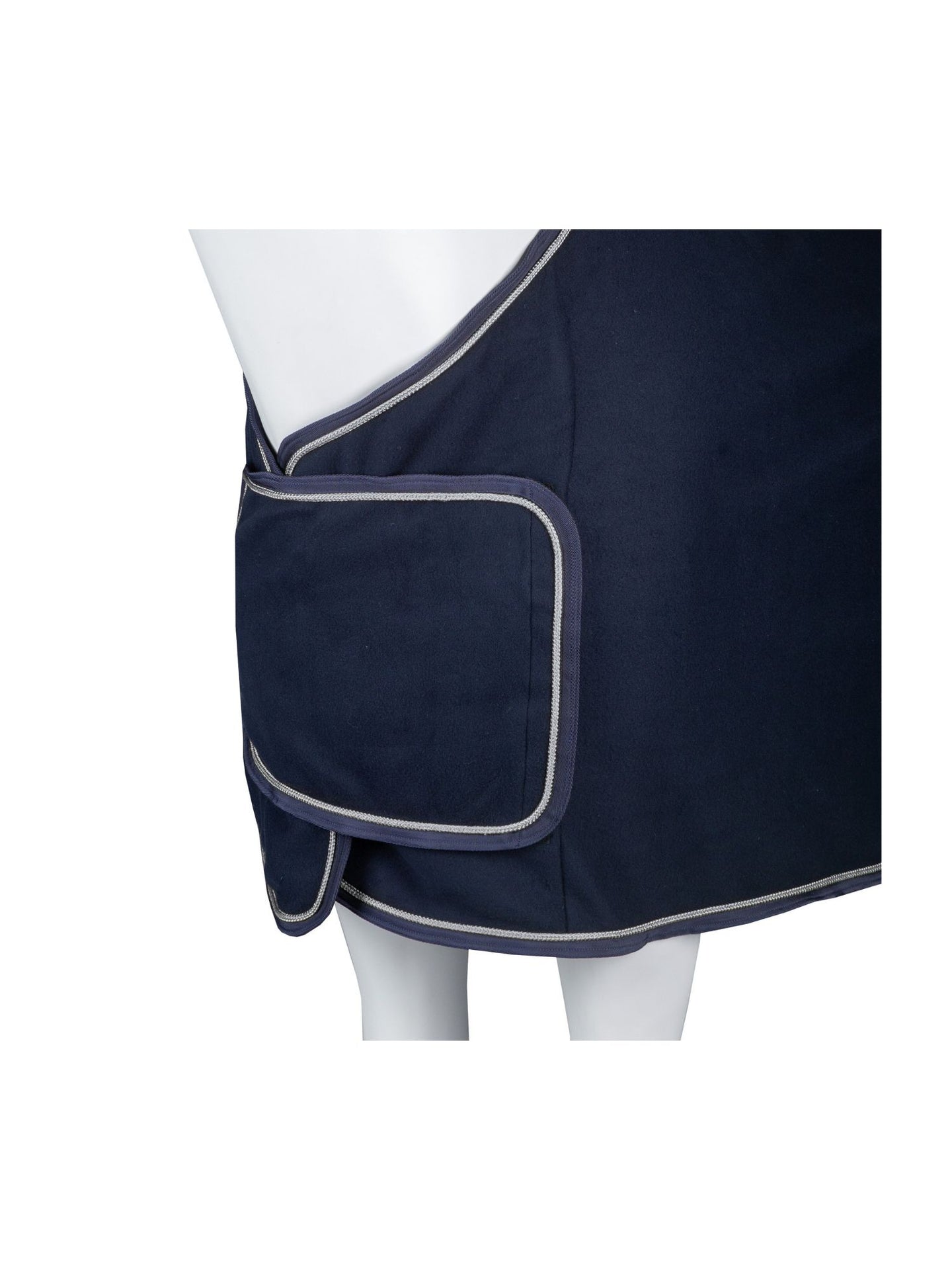 Fleecetäcke Navy/Silver