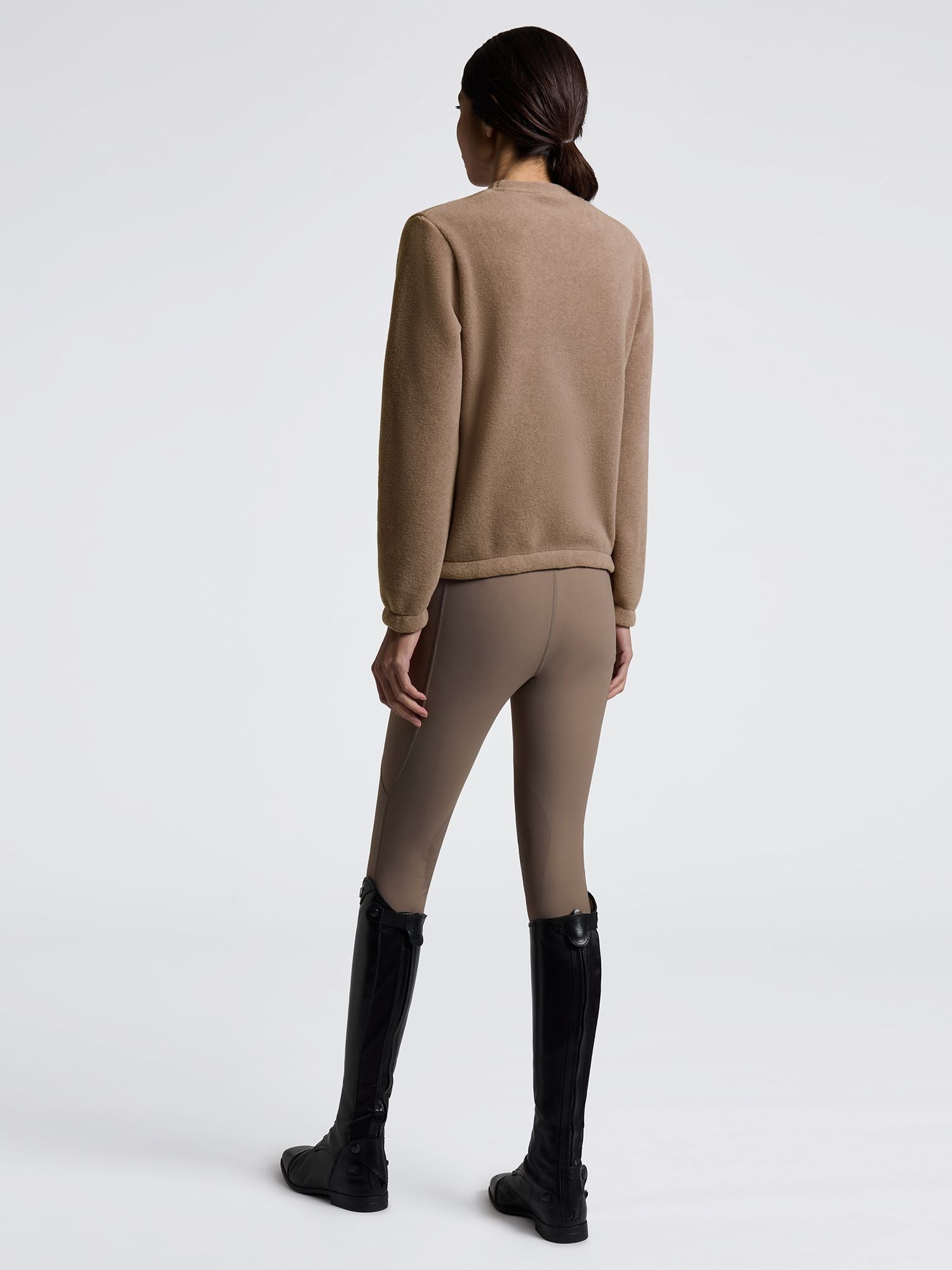 Fleecetröja Crew Neck Walnut