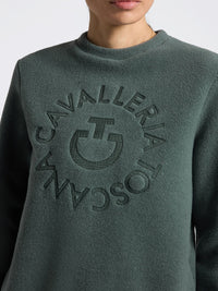 Fleecetröja Crew Neck Jungle Green