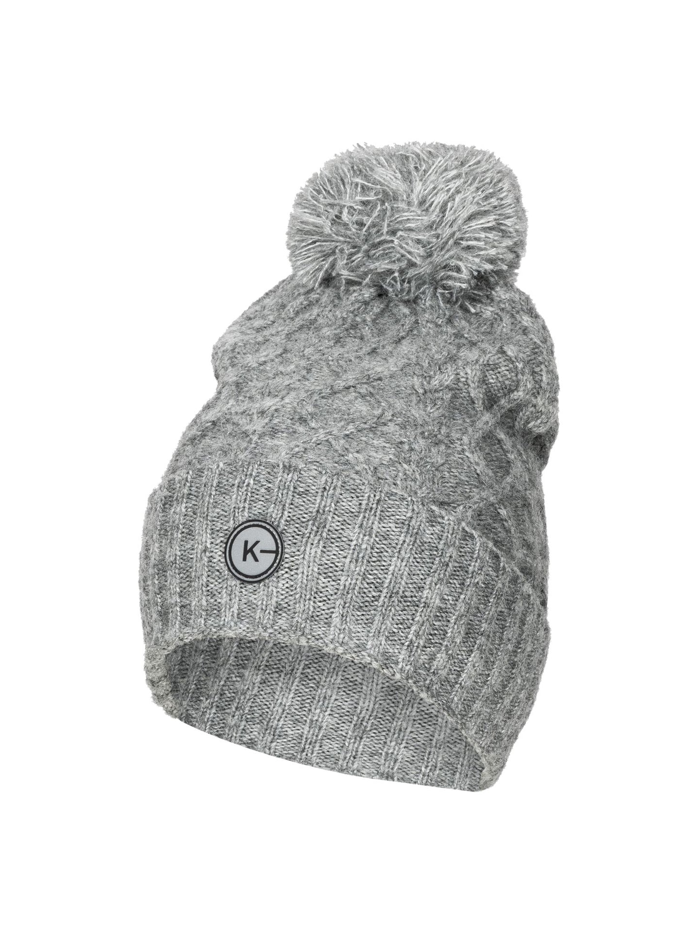 Klgenevieve Ladies Knitted Hat Dark Grey