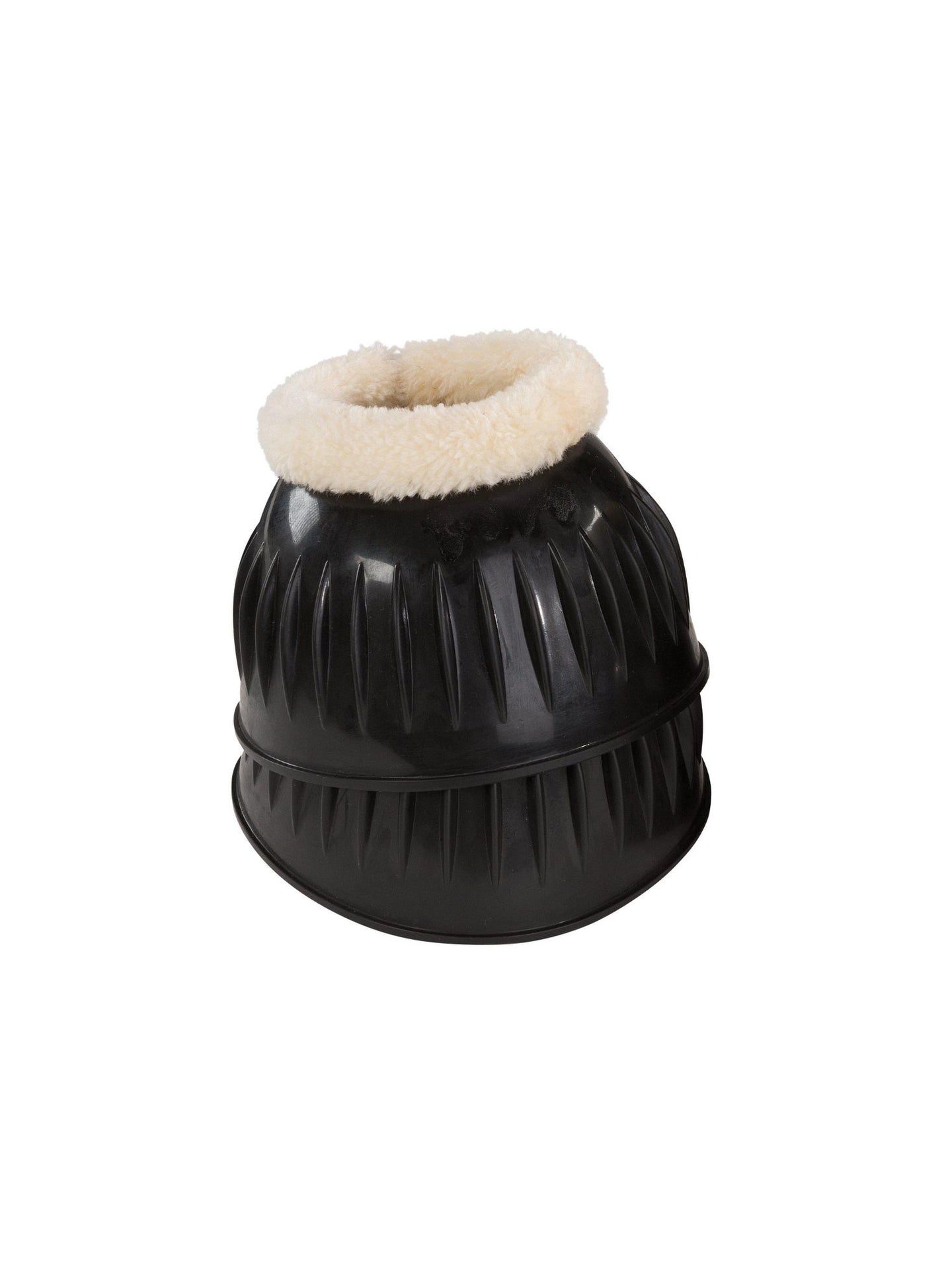 Gummiboots Med Pälskrage Svart