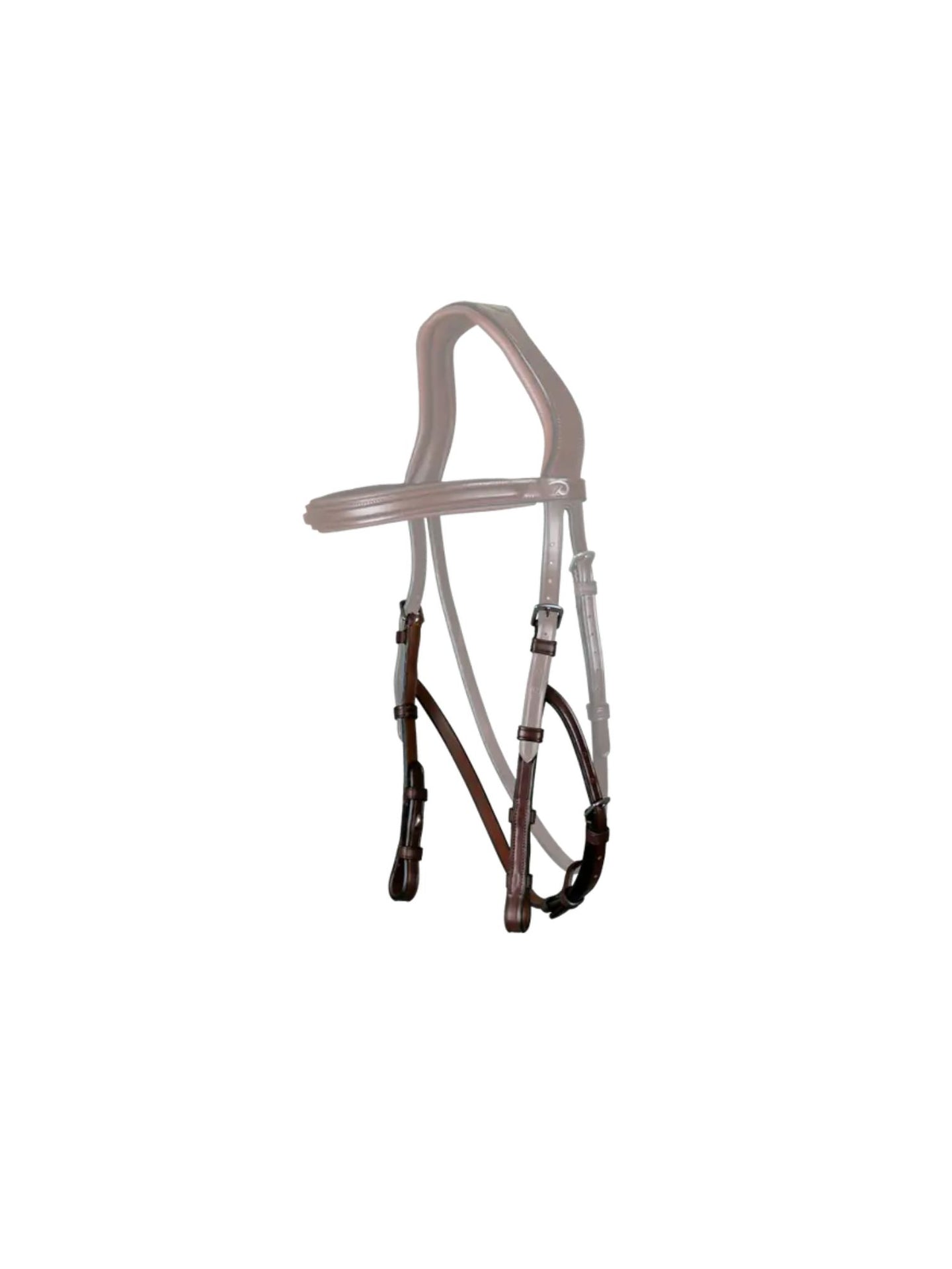 Hackamore Sidostycke Brun/Silver