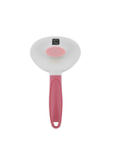 Grooming Brush Selfcleaning Pink