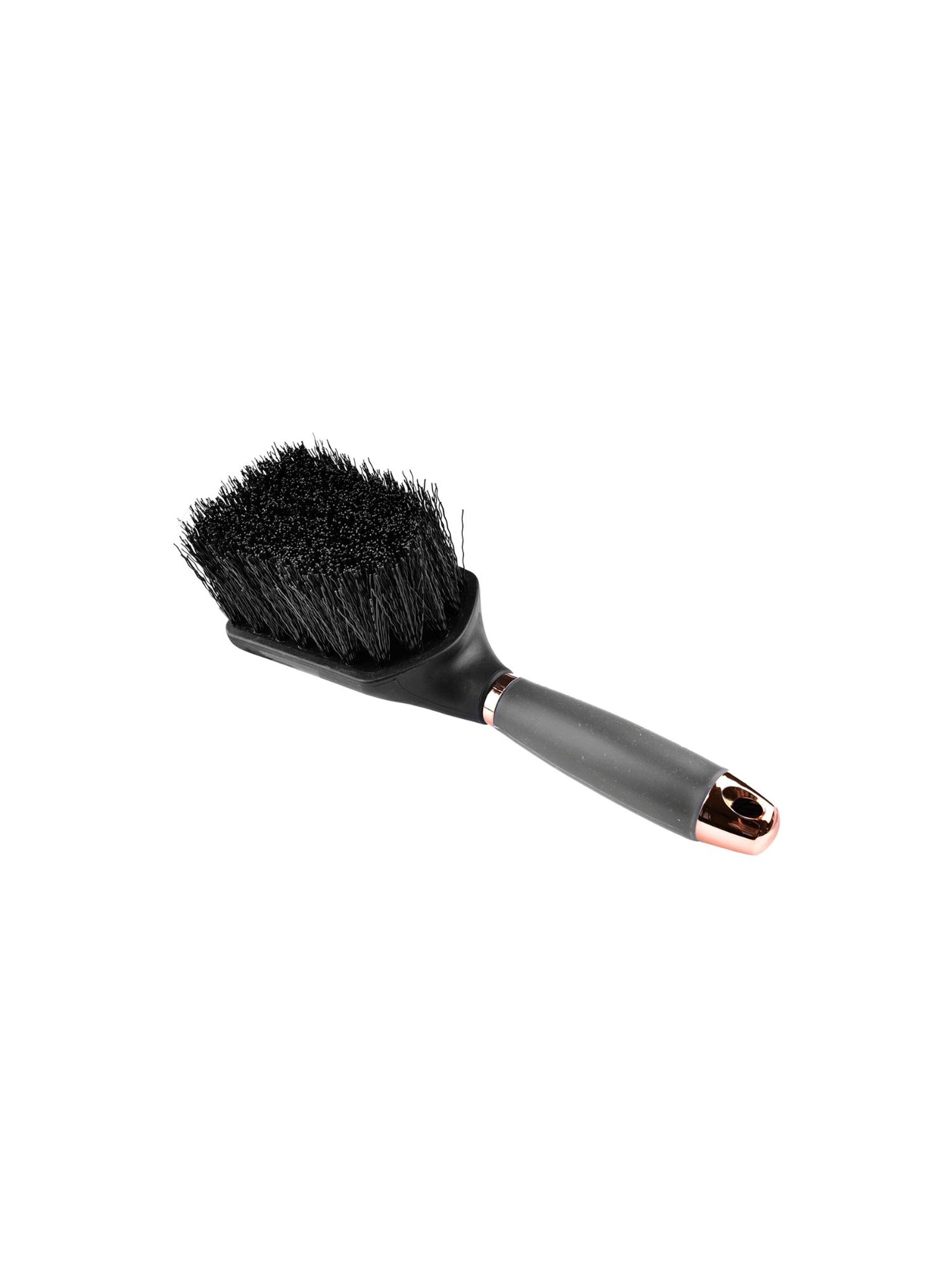 Hoof Brush With Gel Handle Black/Rosegold