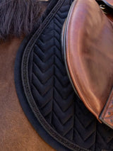 Hoppschabrak Velvet Mini Pearls Svart