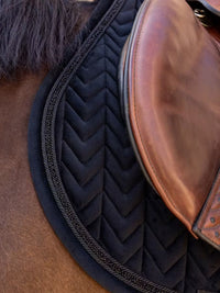 Hoppschabrak Velvet Mini Pearls Svart