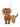Dog Stall Leksak Brun